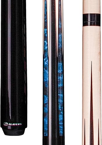 Players S-PSP20 Sneaky Pete, arce natural, azul teñido Birdseye Maple Graphic Decal