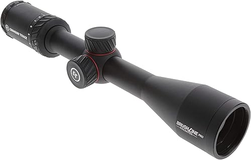 Miniatura 75 de Crimson Trace Brushline Pro Riflescope con construcción sólida ligera, tapas de alcance y paño para lentes para caza, tiro y exteriores