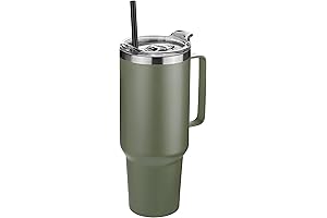 Stanley 40 oz Tumbler with Handle Green: Enduring Hydration with Robust Insulation