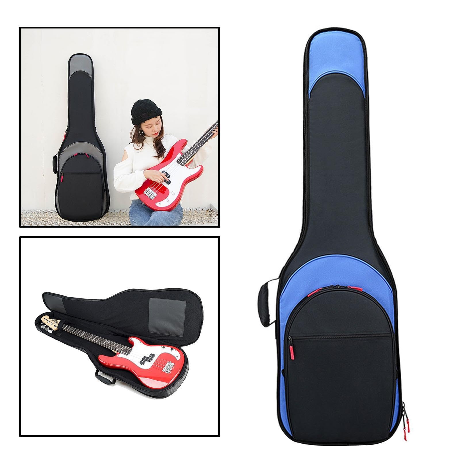 Bolsa Resistente para Guitarra eléctrica Profesional, bajo, Resistente al Agua y Estuche de Transporte