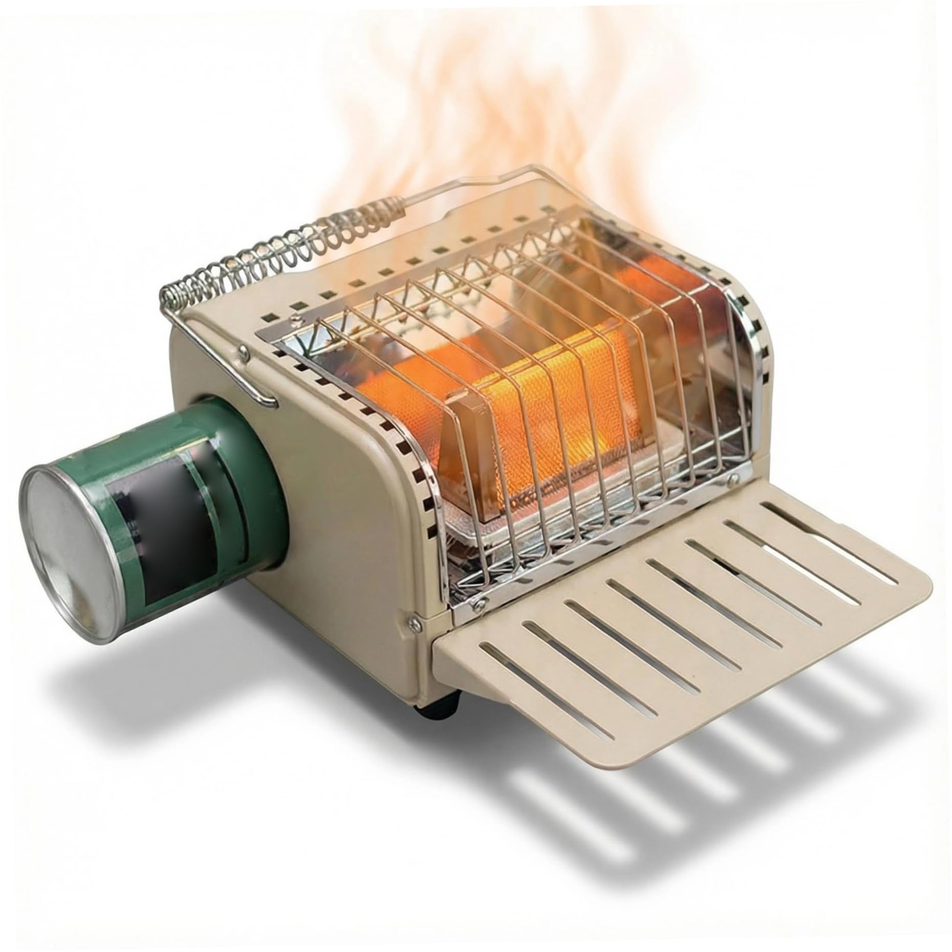 Chauffage d'urgence au butane portable avec brûleur de camping et réchaud de cuisine