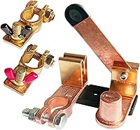 Vista 11 de Ampper Interruptor de desconexión de batería de poste lateral de 12 V 24 V, interruptor de batería de hoja de cuchillo, desconexión de corte