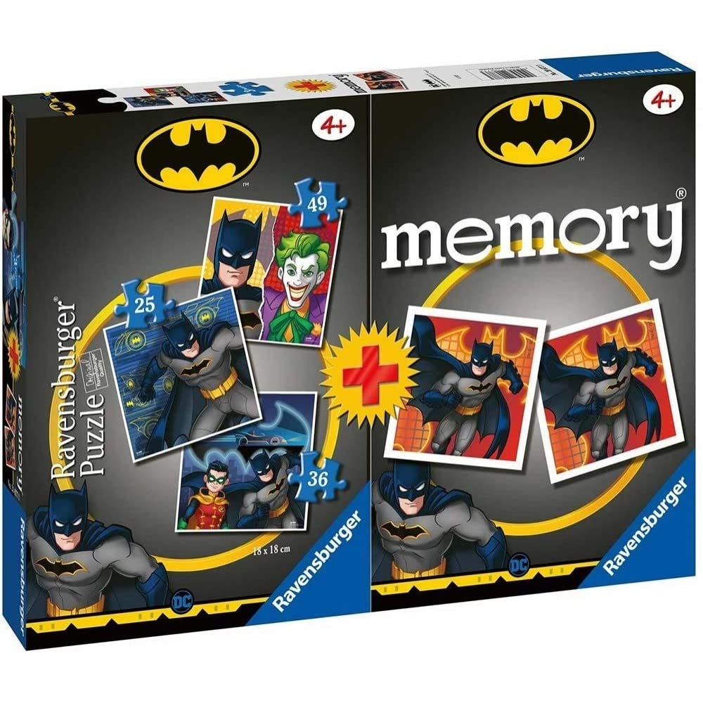 Ravensburger Multipack Cuccioli – Memory 48 Carte + 3 Puzzle (25, 36, 49 Pezzi) Per Bambini 4+ Anni