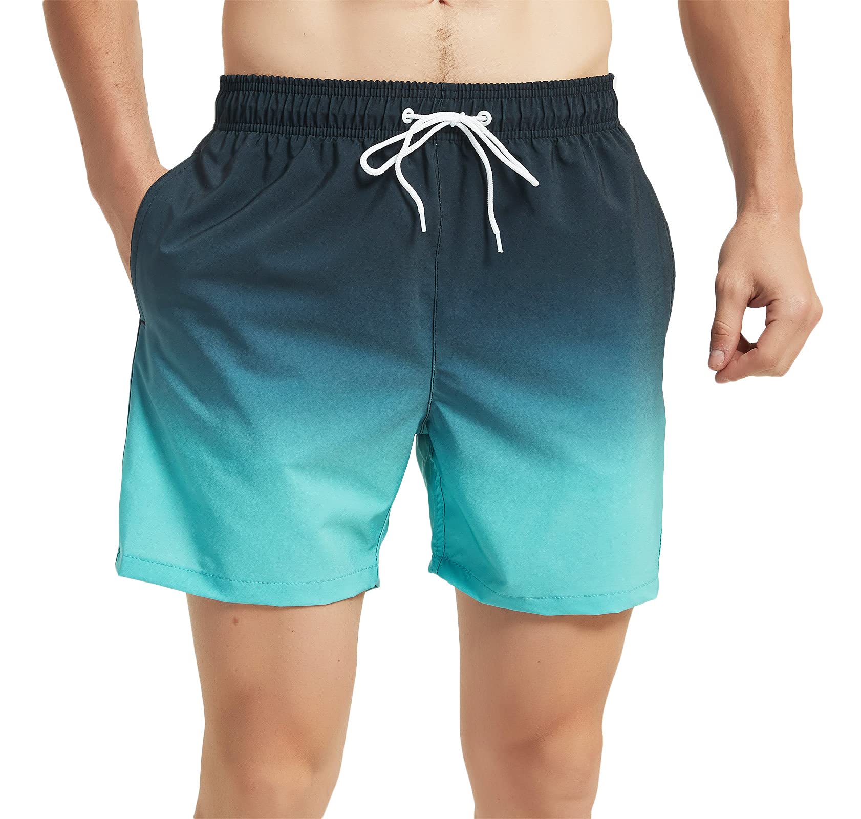 MADHEROMens Swim Trunks Short Bathing Suit with Mesh Lining Swimming Shorts