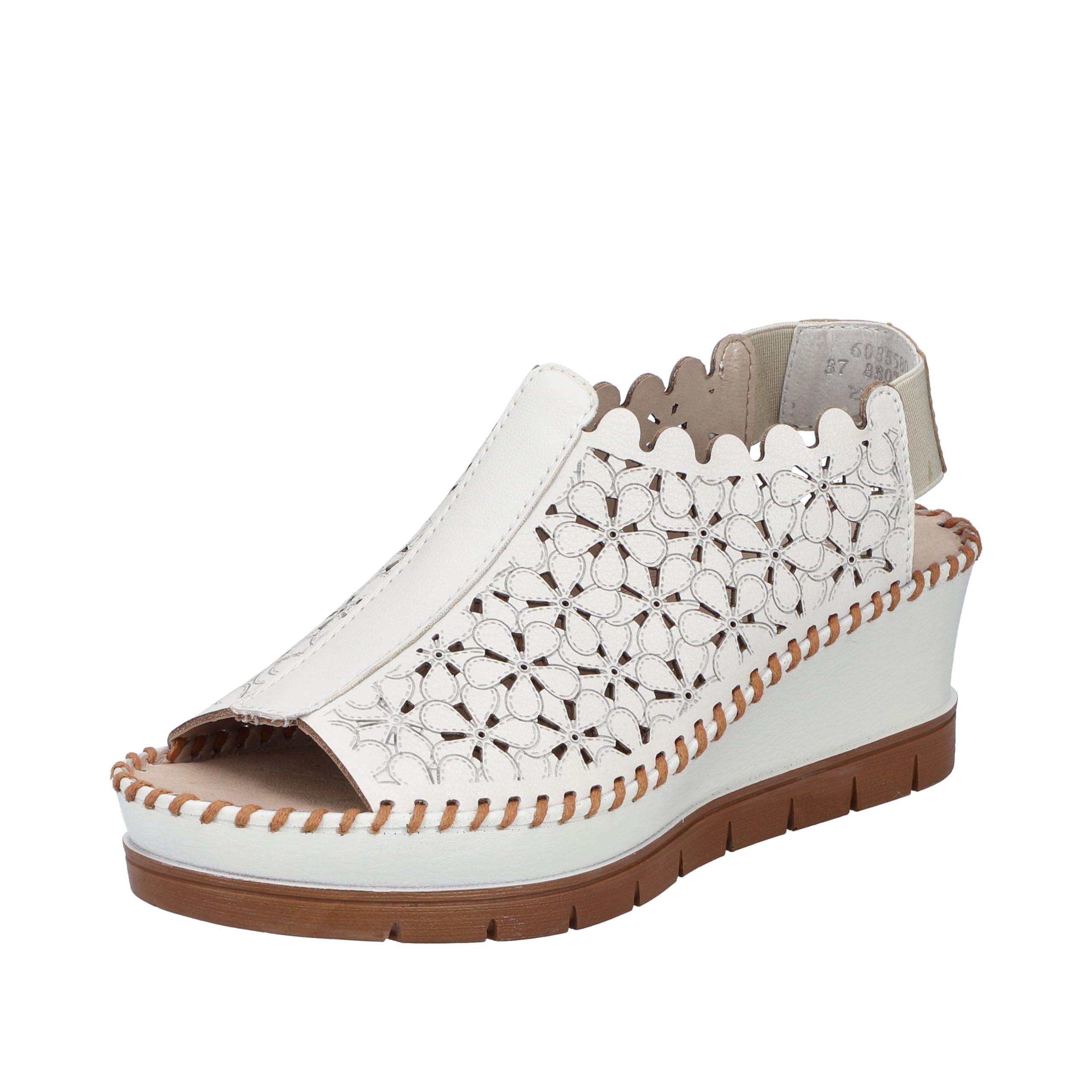 Rieker Women's Sandals 60355, White, 7.5 UK