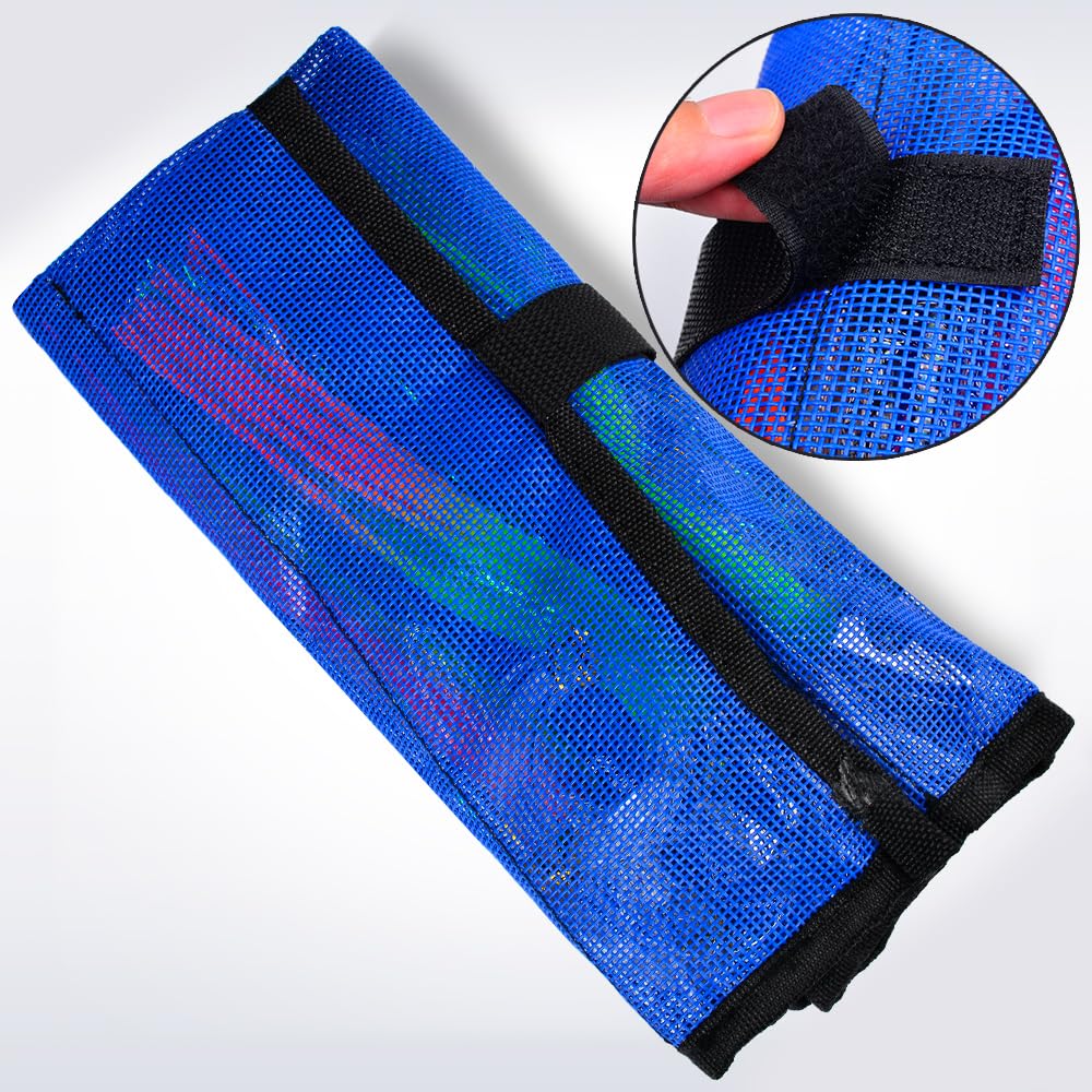 Angelköder für Tiefseefischen, Salzwasser, für Marlin, Thunfisch, Wahoo, Mahi, Delphin, 15,2–22,9 cm, 6-teiliges Köder-Set mit Netztasche