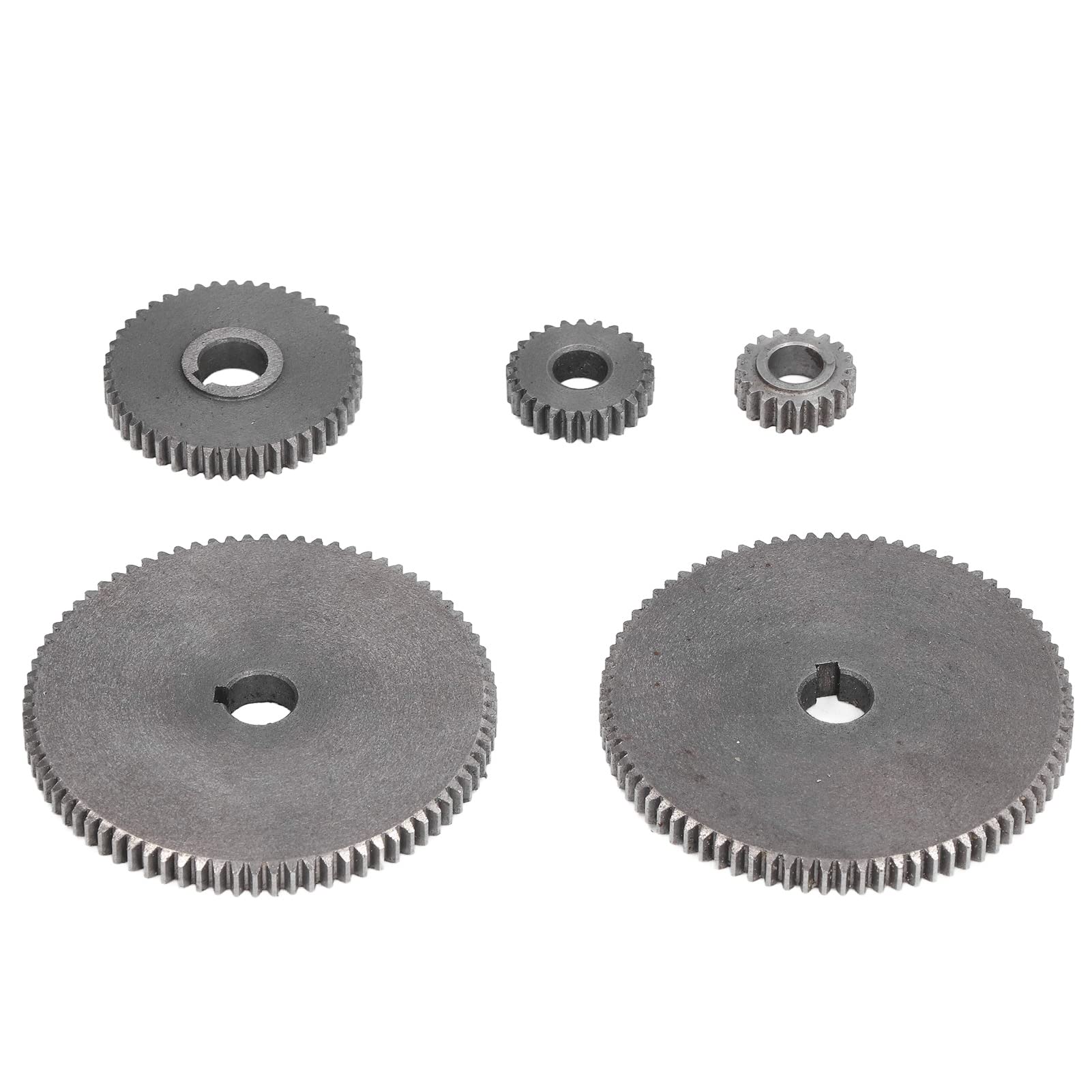 Engranaje de Torno, 5 Piezas de Engranajes de Micro Torno T80 T45 T25 T20 Kit de Repuesto para Micro Tornos y Máquinas Cortadoras de Metal, Engranajes, Engranajes de Torno