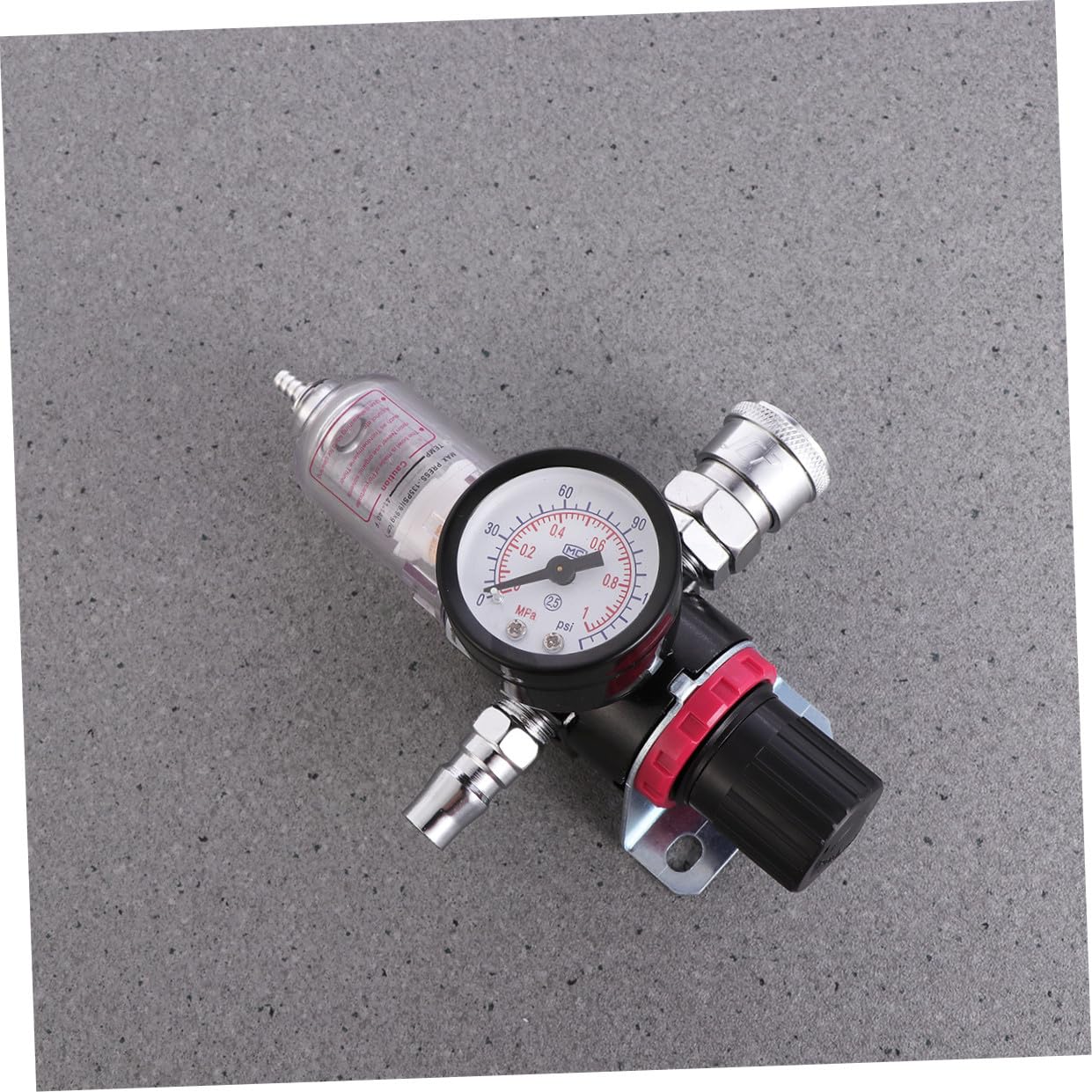 Artibetter Regolatore di Pressione Aria Compressore Afr2000 Filtro, Materiale in Rame e Plastica, Facile Manutenzione e Pressione Stabile per Strumenti Pneumatici