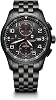 Victorinox Mens 241741 Airboss Black Edition Analog Display Automatic Self Wind Black Watch