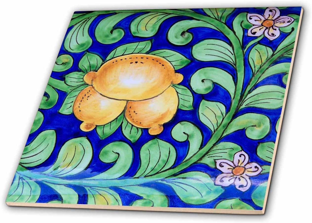 3dRose Italy, Orvieto. Italian Pottery Plate for Sale in the Streets. 12 Inch Ceramic Tile