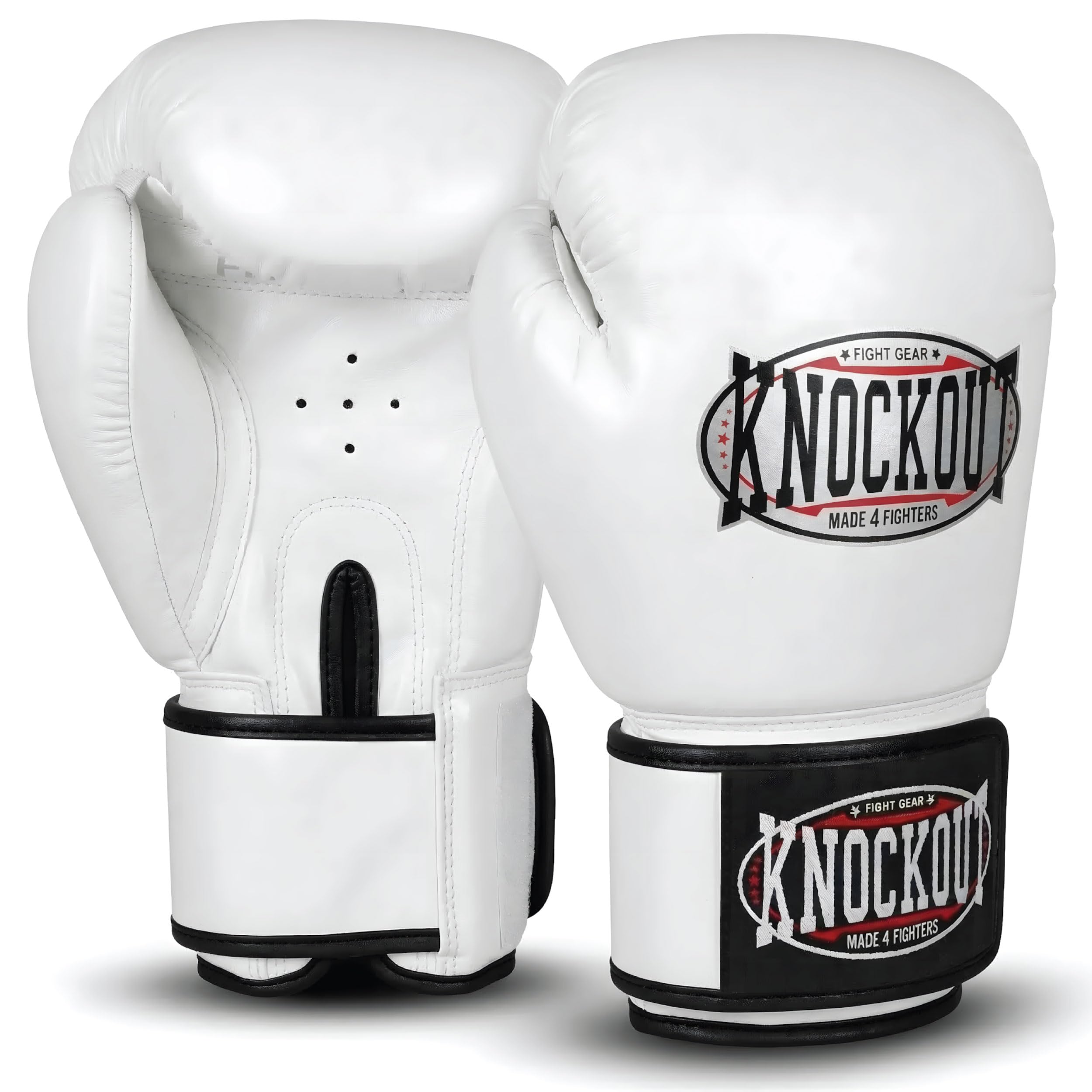 Ultimate Knockout Maya Hide Leather Boxing Gloves