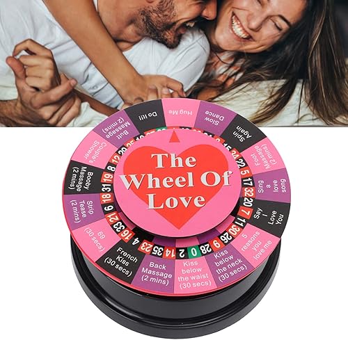 Miniatura 3 de Azusumi Juego The Wheel of Love - Divertido juego de mesa giratoria para parejas juego de fiesta juego de regalo para adultos juego de mesa para