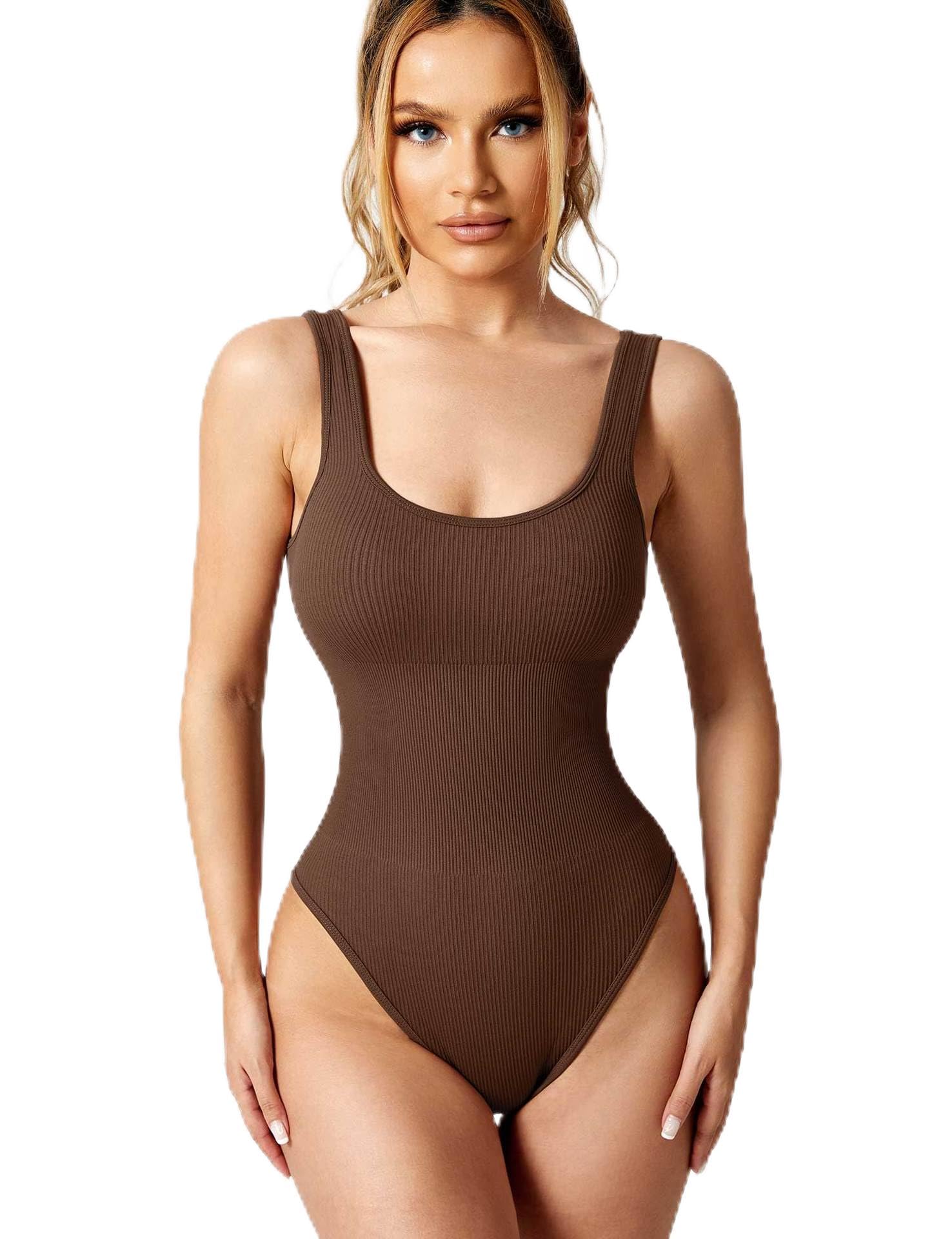 3mads Women's Shapewear Bodysuit Tummy Control Body Shaper Seamless Sculpting Snatched Waist Body Suit-picture-21