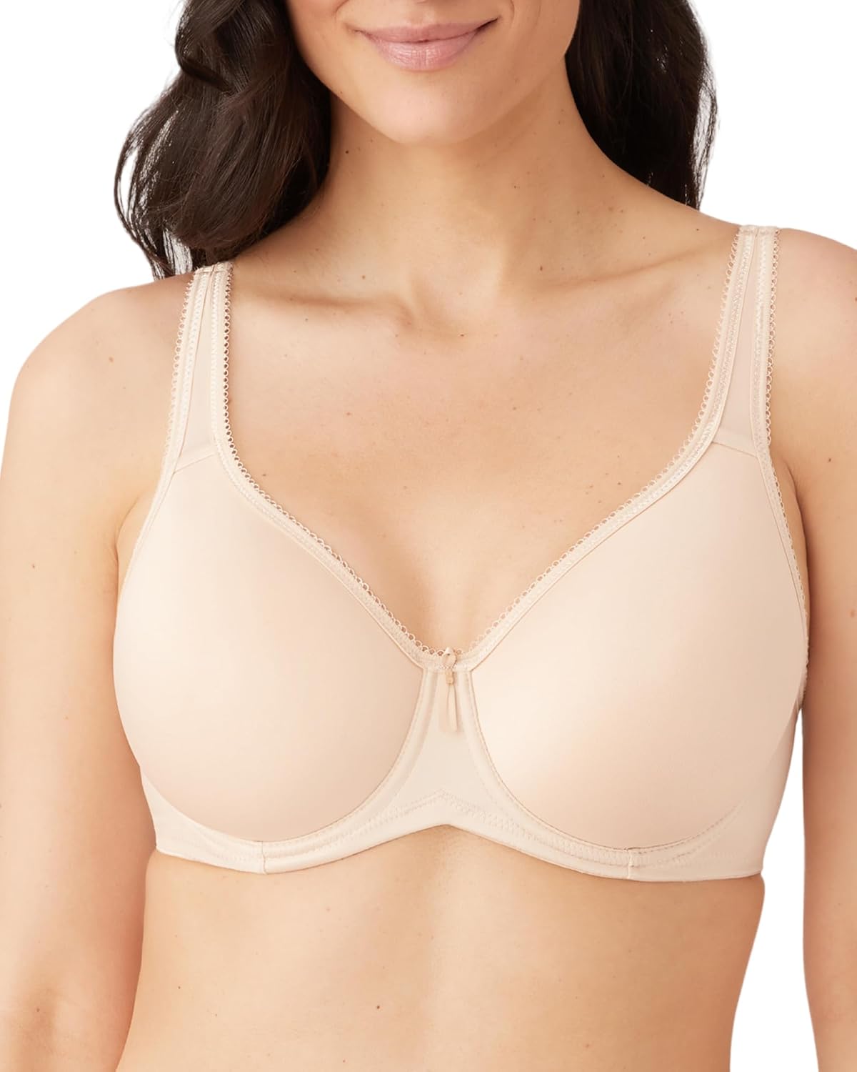 Wacoal Women's Basic Beauty Lightly Padded Underwire Full Coverage T-Shirt Bra, 853192 34C Sand