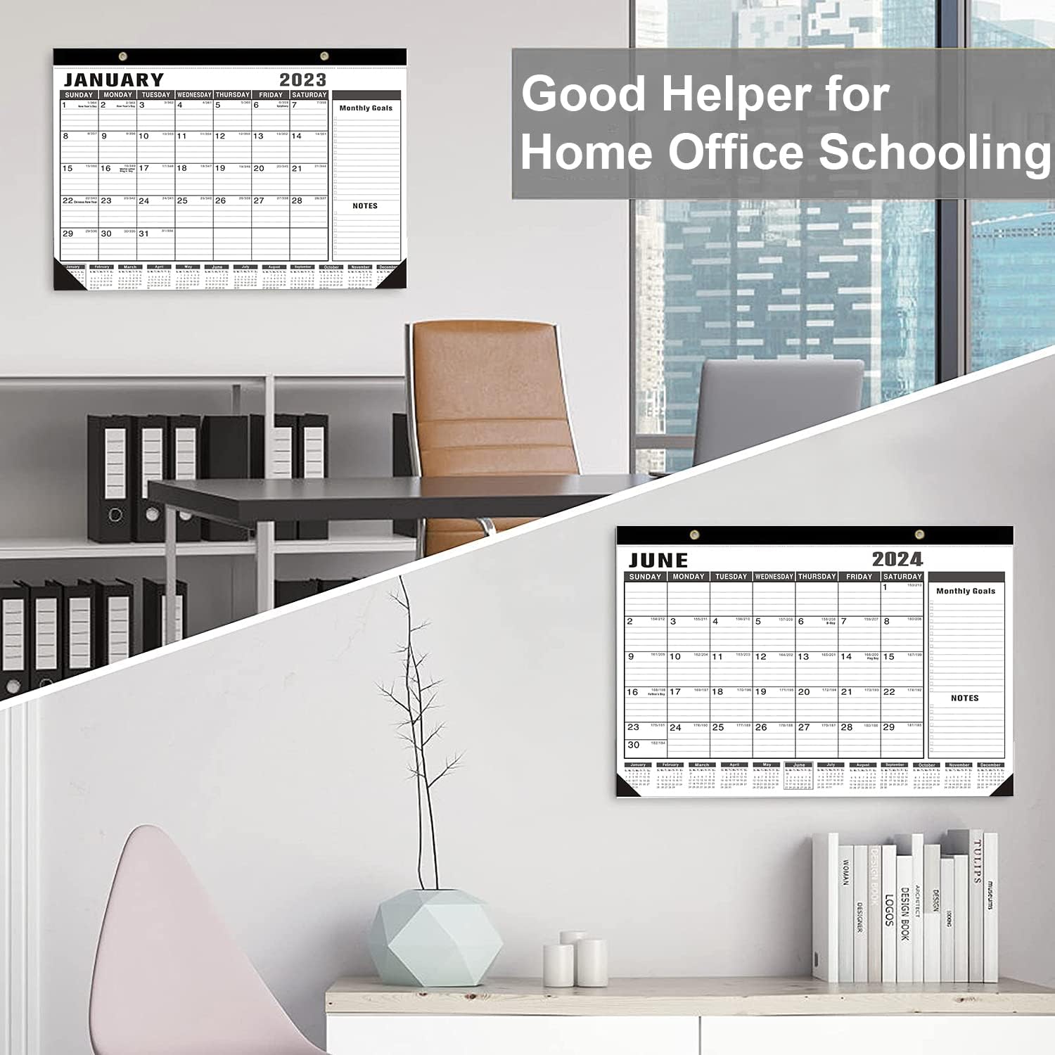 Buy Desk Calendar 2023 January 2023 June 2024, Monthly 18Months,17