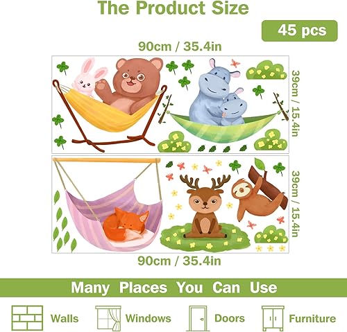 Miniatura 6 de OLYCRAFT 23 calcomanías de pared de elementos científicos con patrón de suministros de ciencia y laboratorio, calcomanías de PVC para decoración de