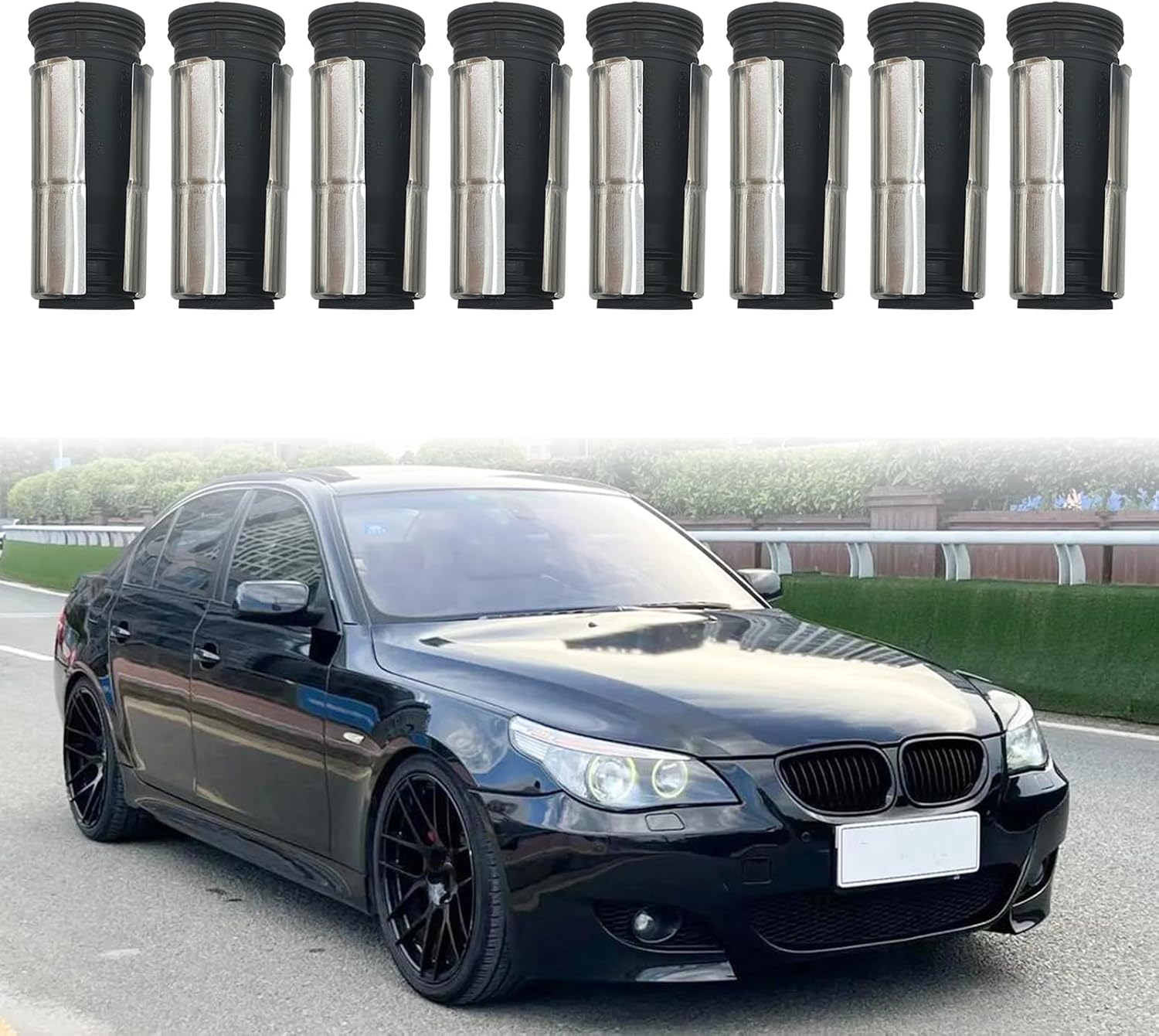 11127570219 8Pcs Spark Plug Protect Tube Compatible with 2000-2010 BMW X5 E53 E60 E63 E64 E65 E66 E70 Replacement 11127507404