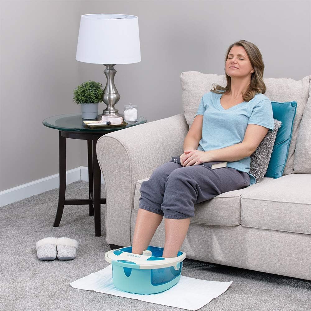 HoMedics Shower Bliss Foot Spa, Shower Massage Water Jets, Pedicure Center with 3 Attachments, Toe-Touch Control, FB-625H : Beauty & Personal Care
