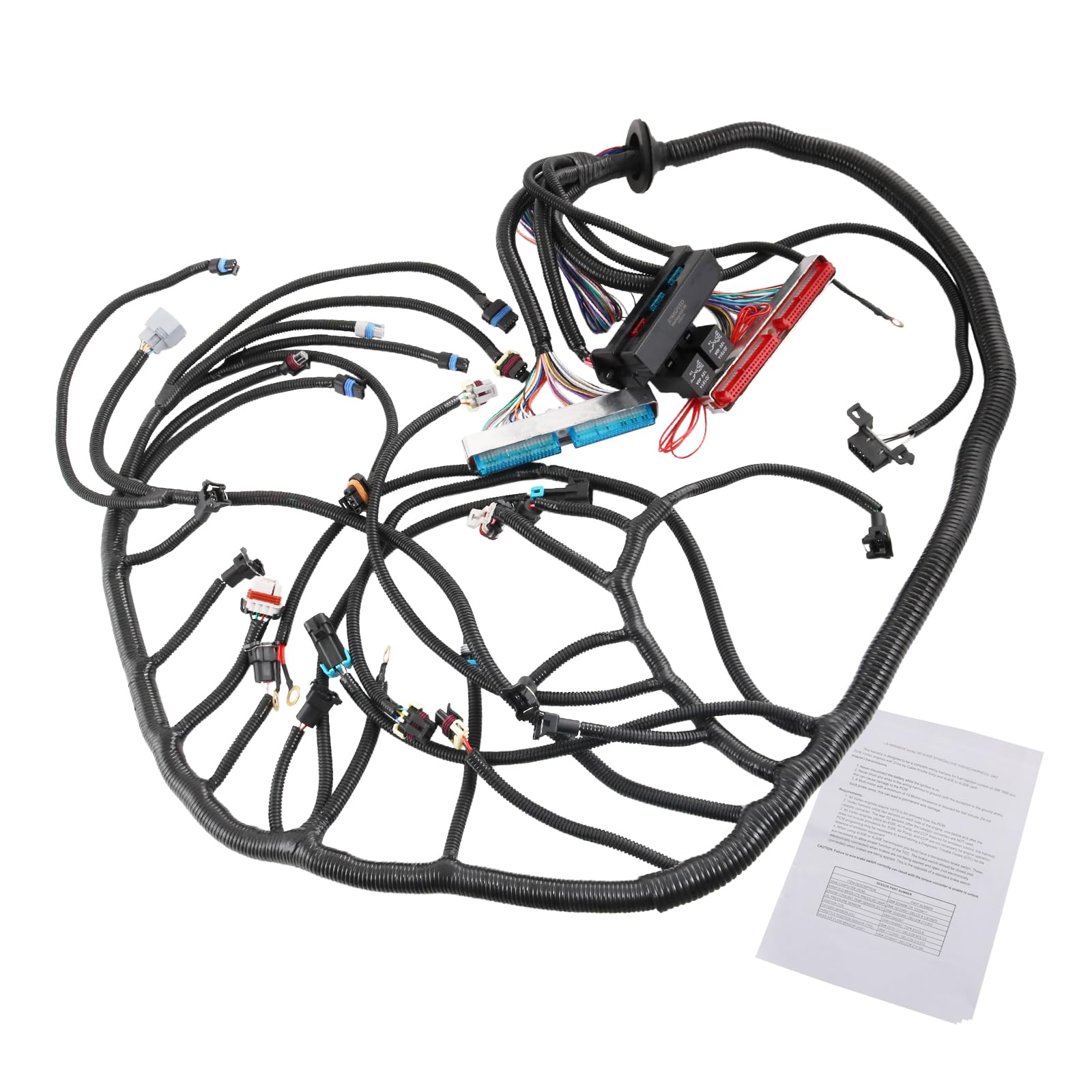 LS Engine Wiring Harness 4L60E Compatible with GM DBC LS1 4.8 5.3 6.0 Vortec Engine 1997-2006, W/4L60E Drive by Cable
