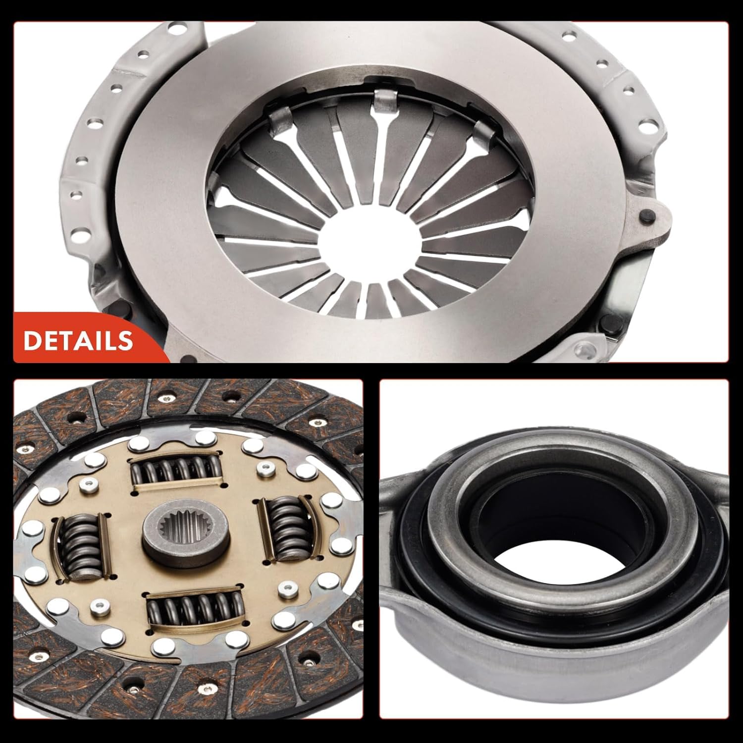 A-Premium Transmission Clutch Kit Set Compatible with Nissan Sentra 1991-1994 1998-2006, NX 1991-1993, 200SX 1995-1998 & Infiniti G20 1991-1996 1999-2002, 1.8L 2.0L