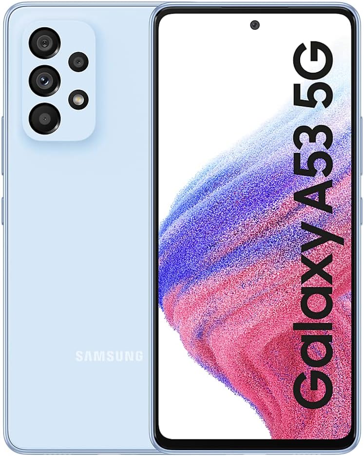 Samsung Galaxy A53 5G 128GB Blue Unlocked (Renewed)