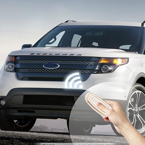 Miniatura 7 de Vrasly Compatible con funda para llavero Ford con cordón para llavero, fundas de repuesto de TPU suave para Ford C-Max Edge Escape Expedition