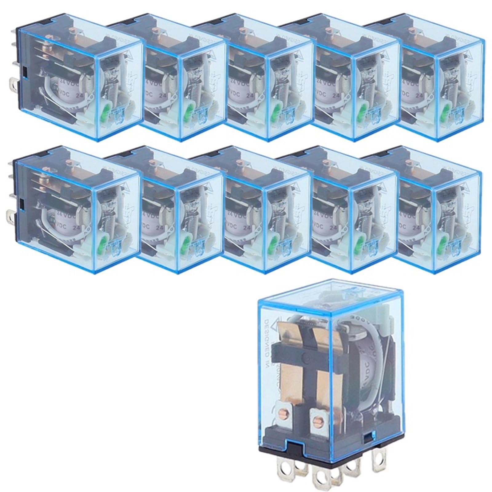 Relais LY2NJ HH62P DPDT 10A 380V pour circuit de commande - 7
