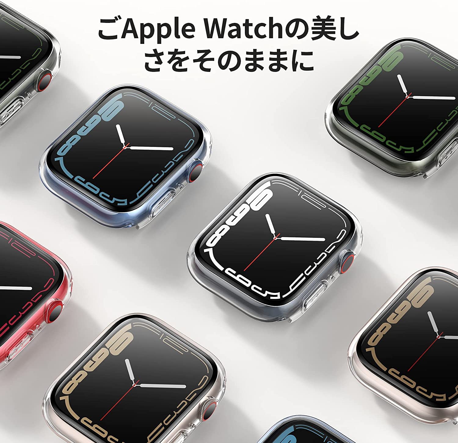 Amazon.co.jp: 【amazon限定ブランド】 日丸素材 ケース 45mm Apple