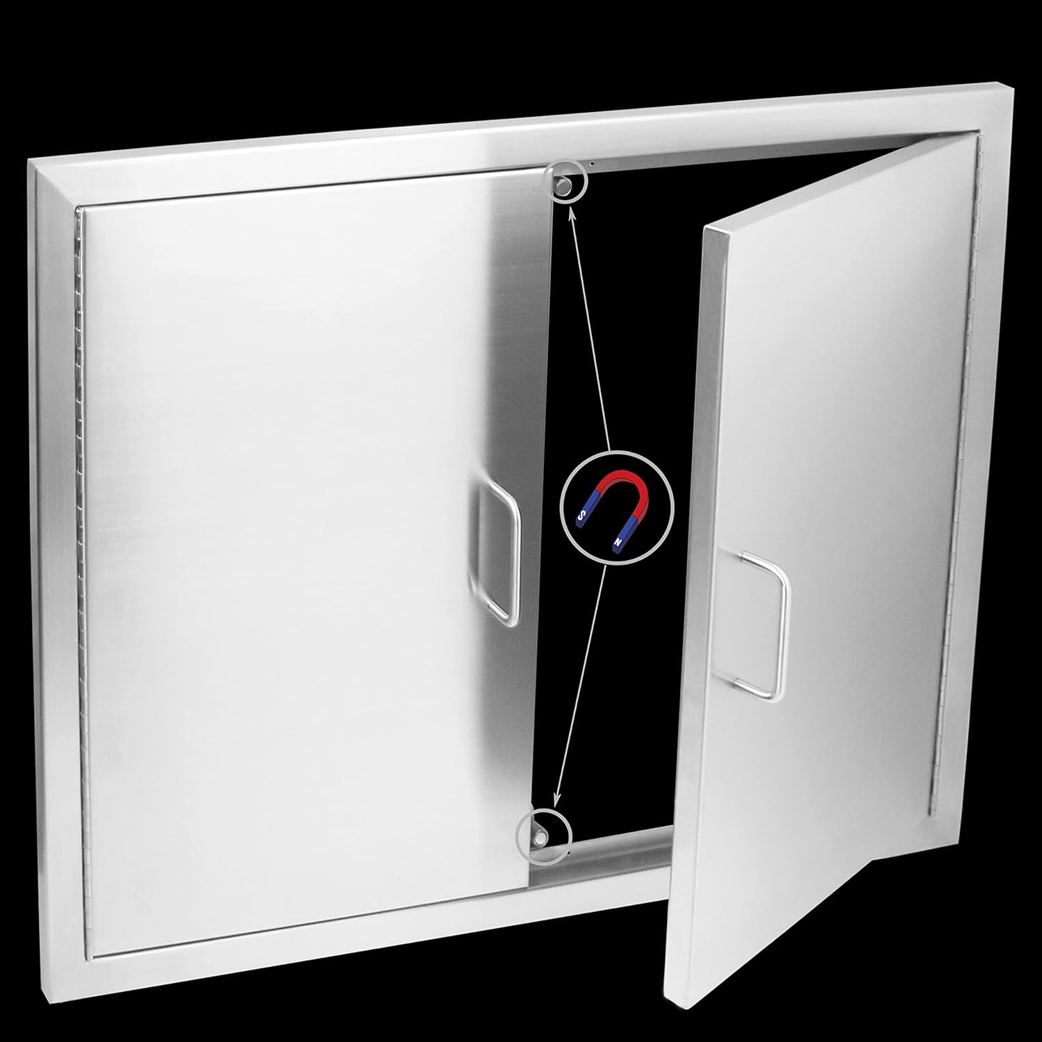 Buy BBQ Outdoor Kitchen Access Doors Stainless Steel Access Door Double