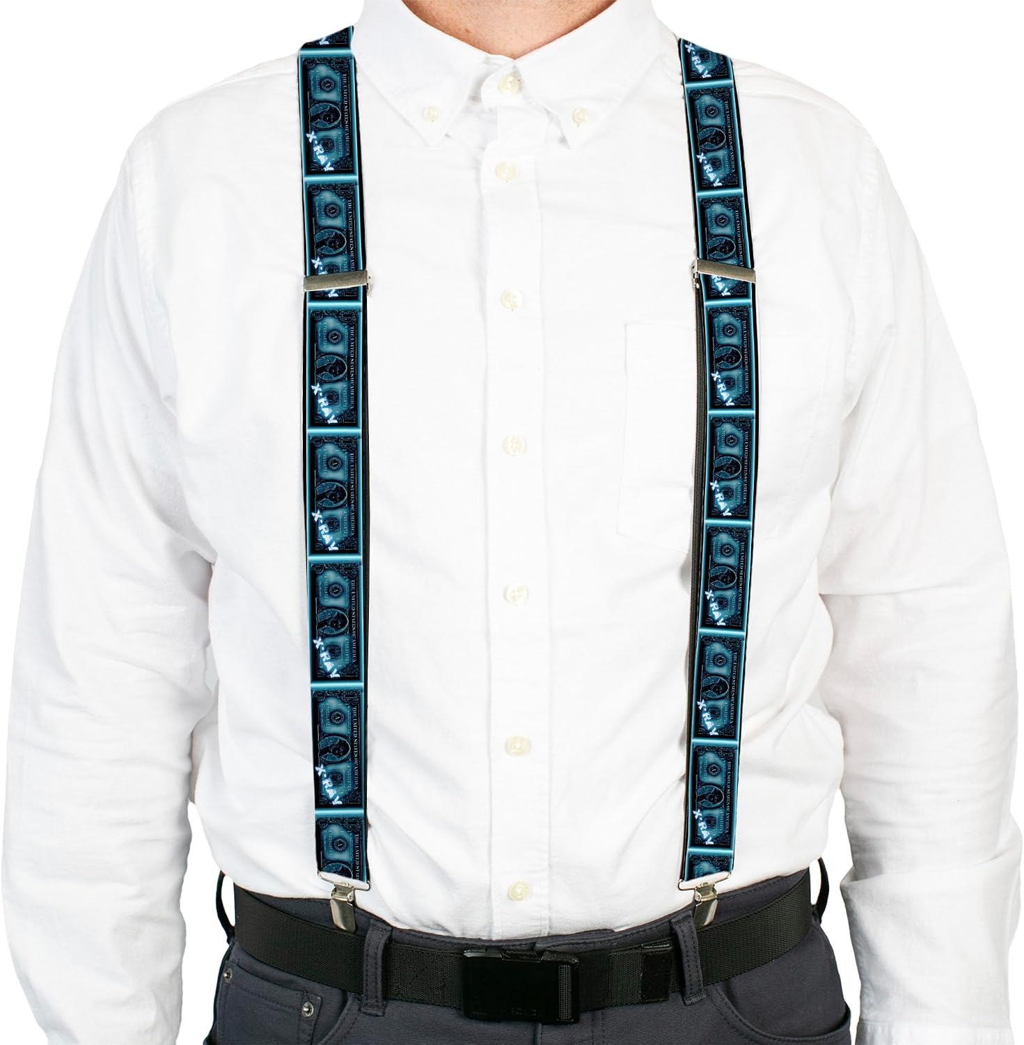 Buckle-Down Suspenders, 1 Dollar Bill X Ray