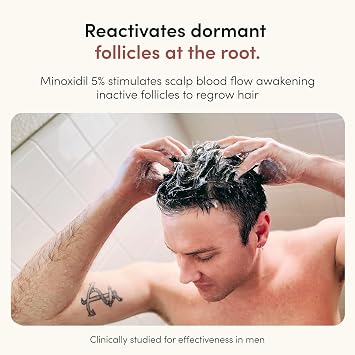 hims Hair Regrowth Treatment, Topical Minoxidil 5% for Men, 3 Pack, 2 fl oz