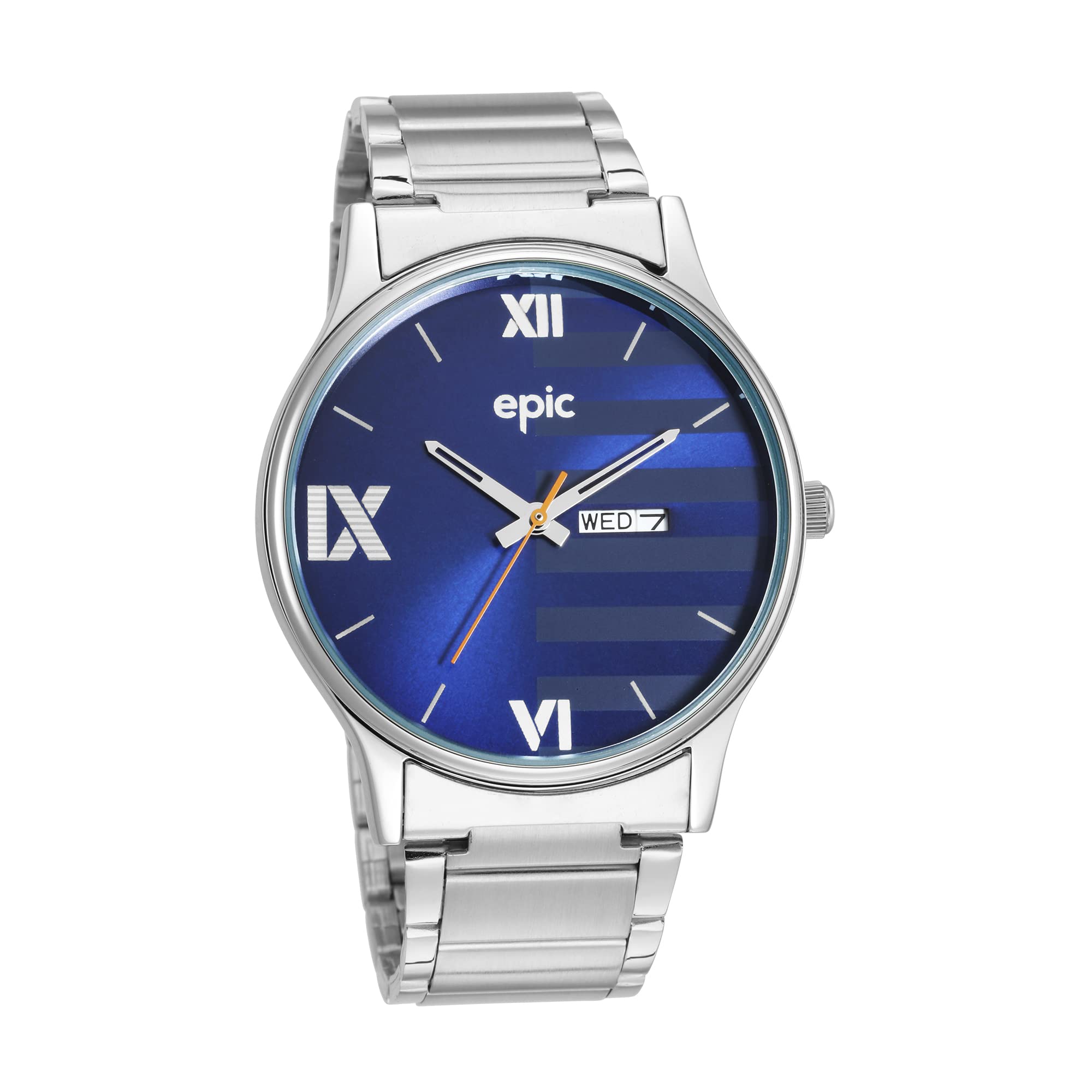 Sonata Metal Men Epic Gents Analog Watch - Ep10003Sm01, Silver (B0BRHMPXQF) Amazon Price History, Amazon Price Tracker