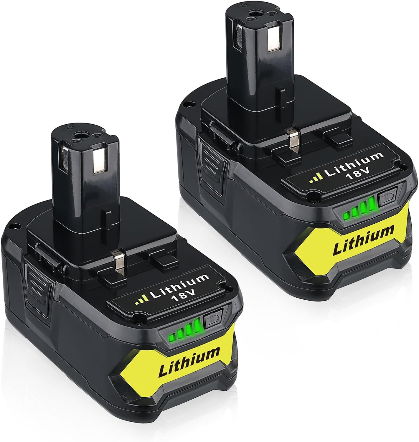 VINIDA 2Pack 18V 7.0Ah Replacement for Ryobi 18V Battery Lithium P104 P105 P102 P103 P107 P109 P108 Compatible with Ryobi Battery Power Tools and Charger