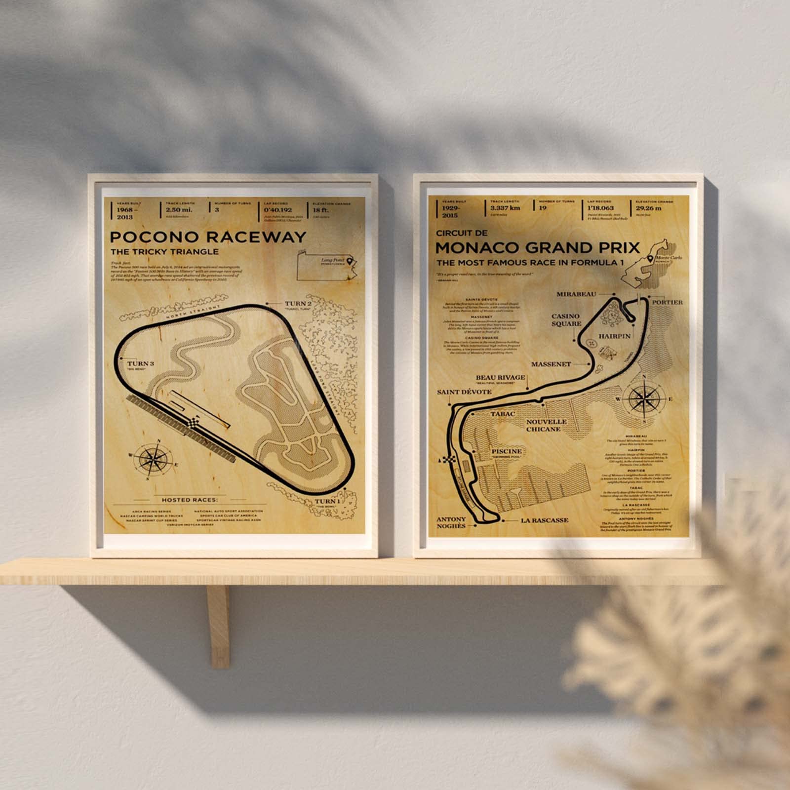 Lienzo de circuito de carreras vintage F1 de 8 x 10 pulgadas, sin marco, decoración de habitación de niños, regalos para amantes de los autos, 8 x 10 pulgadas, 8 piezas 2