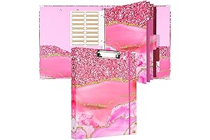 Durable 3 Ring Binder with Index Dividers and Clipboard