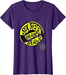 Six Seven Brain, Sealed Funny Italian Brainrot Kids Gaming T-Shirt