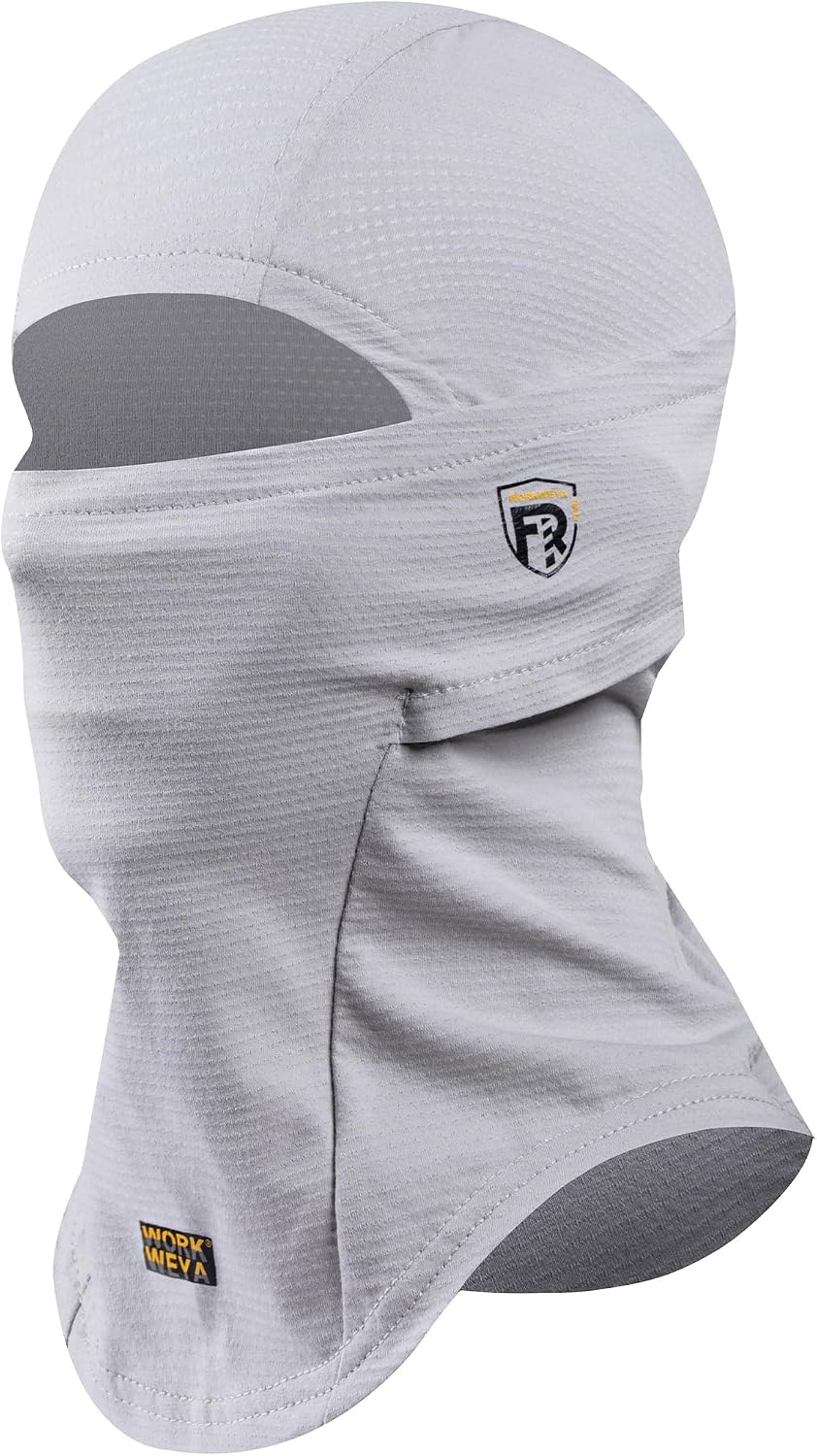 FR Balaclava Face Mask, 5.5OZ Lightweight Welding Cap & Hood Liner