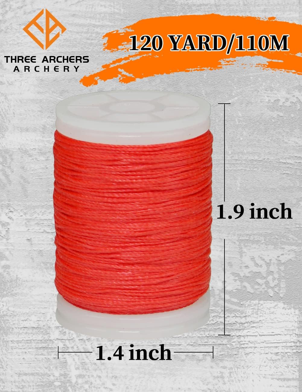 THREE ARCHERS Bowstring Serving Thread String Serving Jig 120 yard/110m Archery String Material Tool for Tying Peep Sight Nock Maintenance Accessories-Black&White : Sports & Outdoors