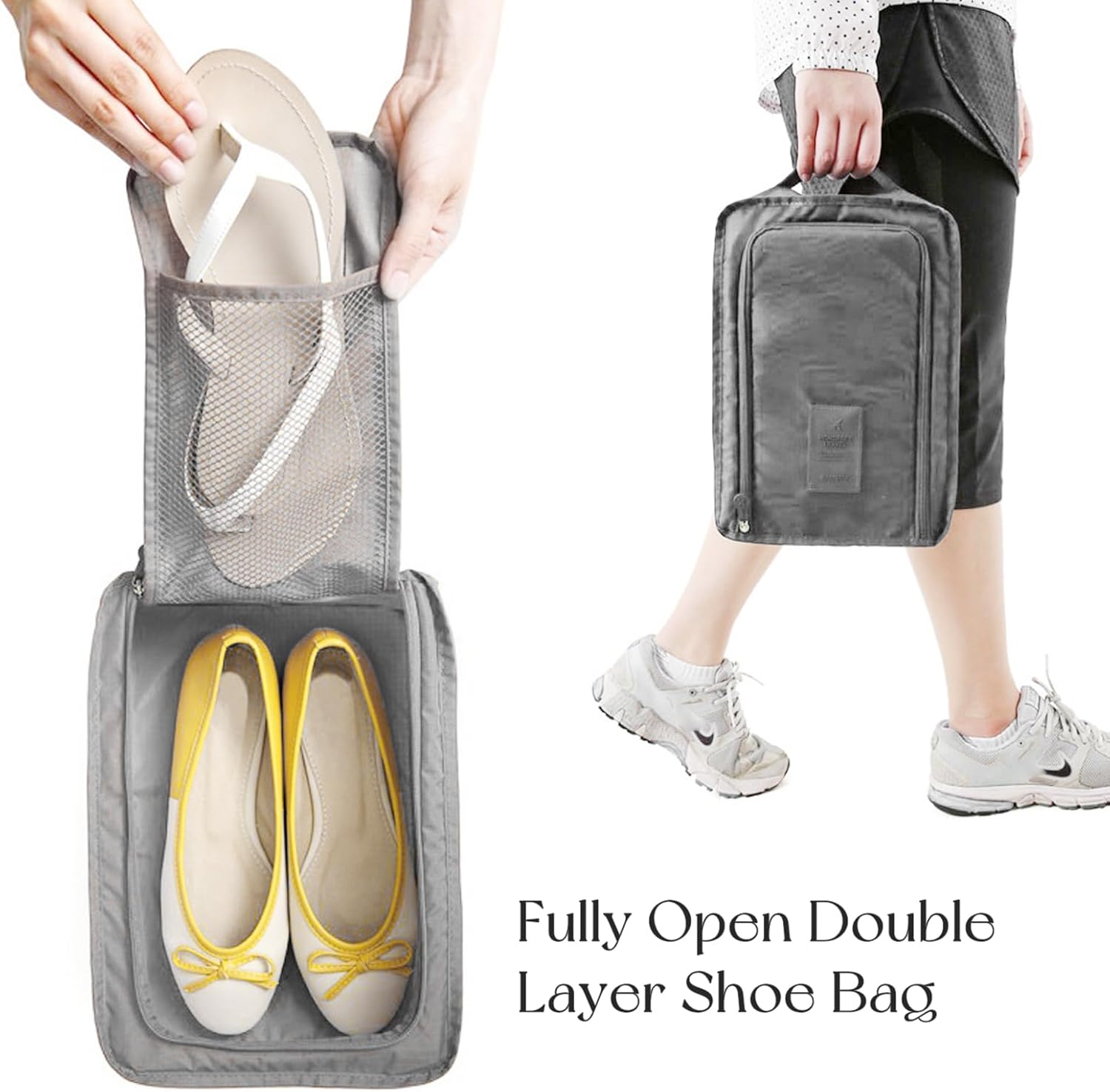 SNAIL GARDEN 8 Pack Compression Packing Cubes Set with Cable Organiser,Pill Box,Shoes Packing Organizer,Lightweight Compression Bags for Travel,4 Sizes Luggage Organizer Bags