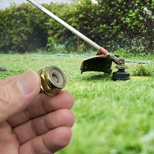 Miniatura 3 de Tuerca universal de rosca izquierda M10 x 1.25 repuesto para recortadora de cuerdas, cortador de cepillo, cabeza de engranaje, caja de accesorios, 4