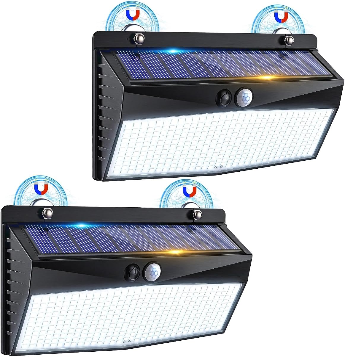 Peasur 368 LED Magnetic Solar Lights Outdoor