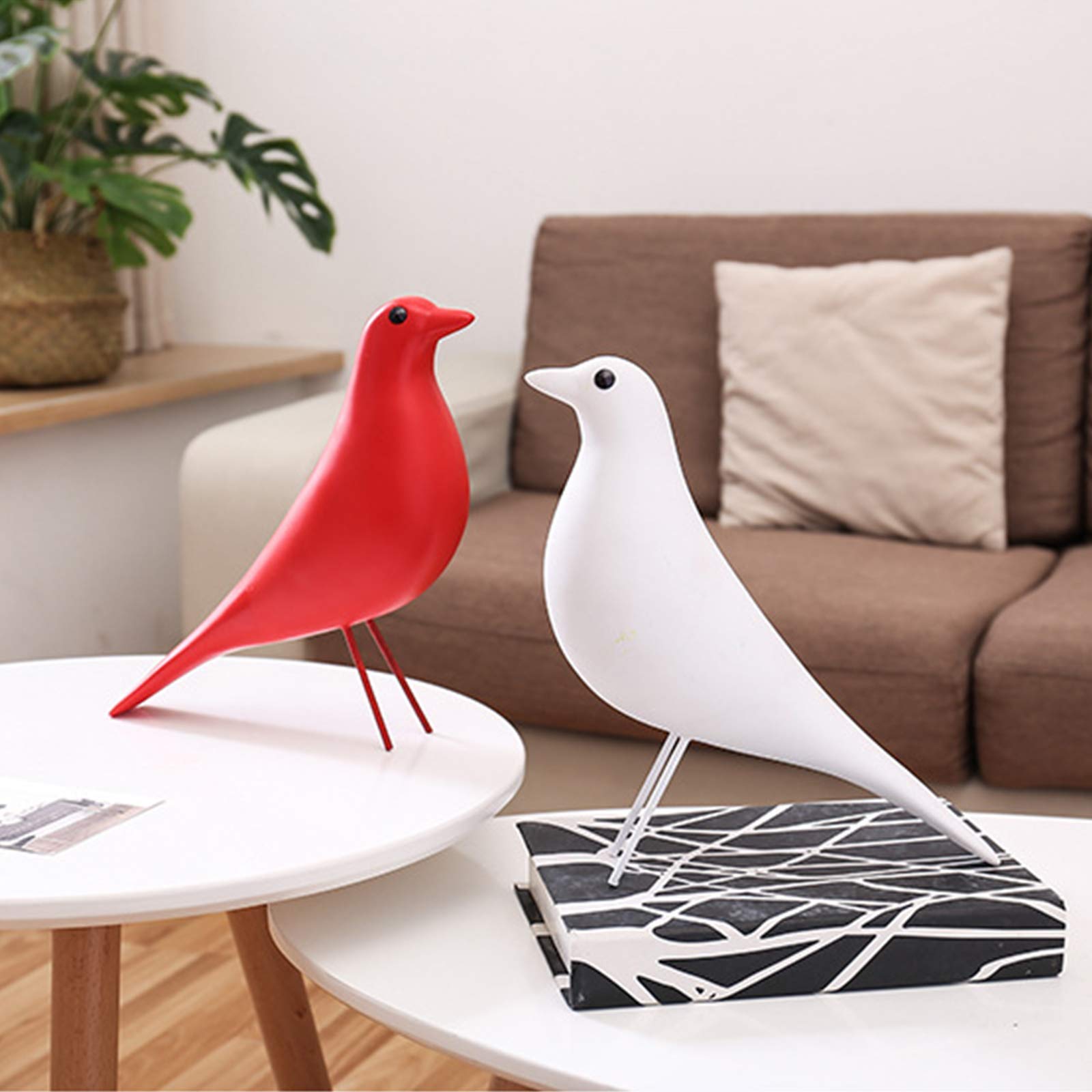 Amazon.co.jp: 平和の鳩の置物彫刻の装飾 現代の平和の鳥 鳩の像 樹脂