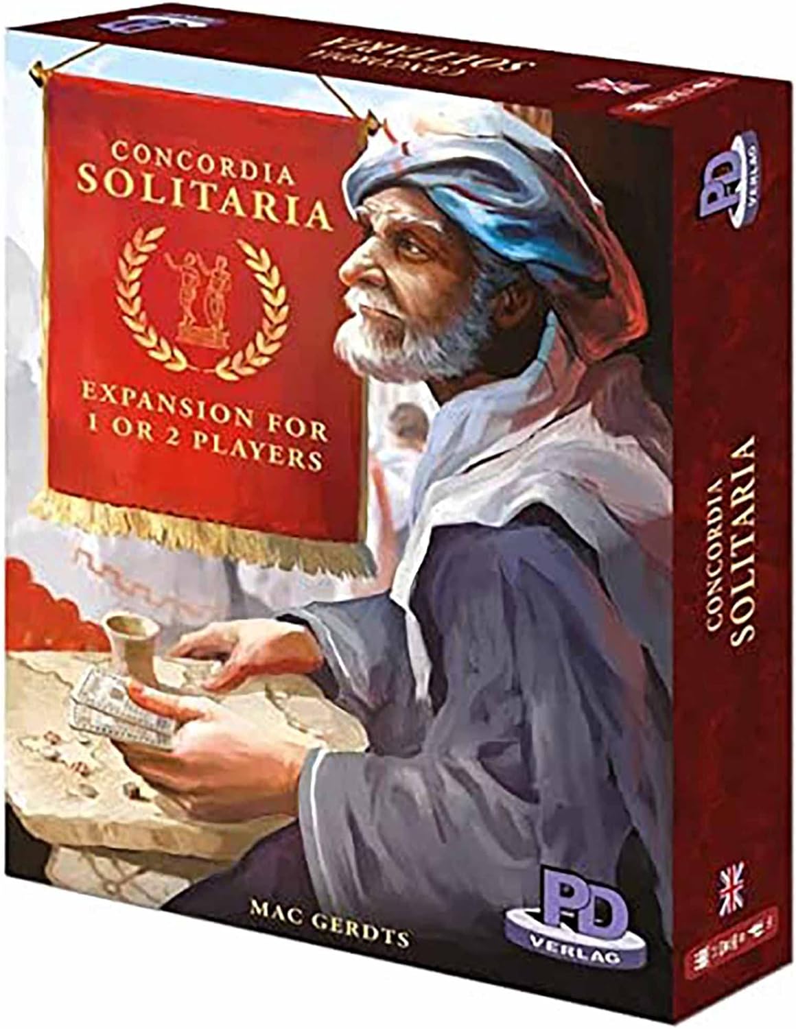 Rio Grande Games Concordia Solitaria Expansion: Solo & 2-Player Board Game Strategy