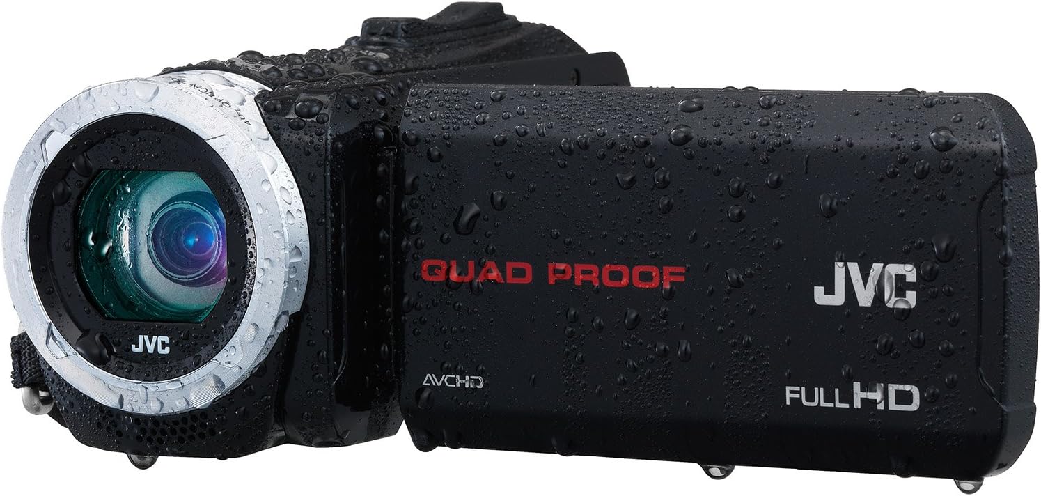 JVC Everio Camcorder Quad Proof HD Camera, Black