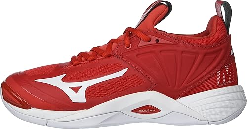 Miniatura 5 de Mizuno Wave Momentum - Tenis de voleibol para mujer 12, rojo-blanco, talla 12 de EE. UU