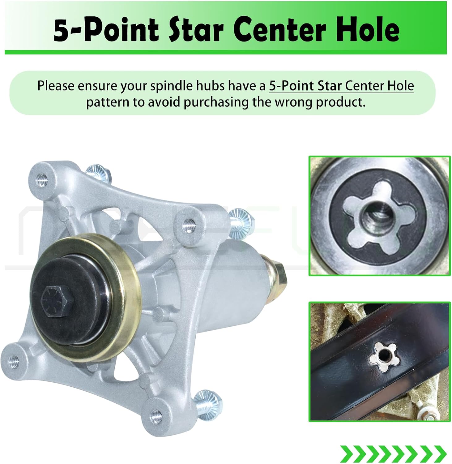 3 Pack 587819701 Spindle Assembly Kit Replaces 187281 532187292 587820301 587253301 532192870 587125401 192872 for Husqvarna Craftsman 48" 54" Z254 YTH2348 LGT2654 YTH24K48 RZ5424 Decks