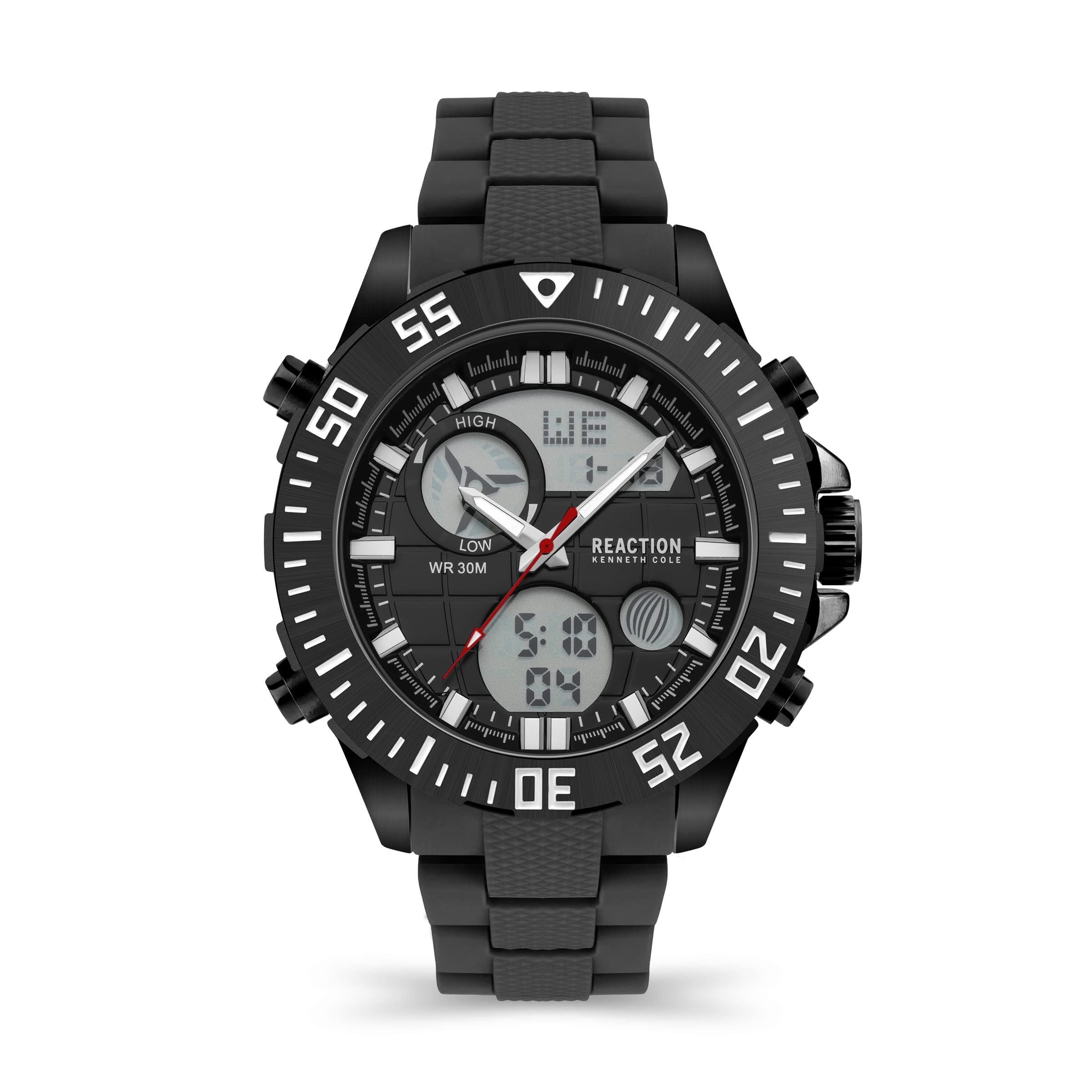 Kenneth Cole Reaction Analog-Digital Black Dial Mens Watch-KRWGP2192201 (B09TS1ZX58) Amazon Price History, Amazon Price Tracker