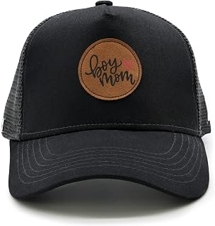 Waldeal Women's Boy Mom Baseball Cap Distressed Denim Dad Hat for Mama