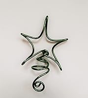 Vista 6 de Estrella de alambre en miniatura para la punta del árbol de Navidad para árboles navideños pequeños