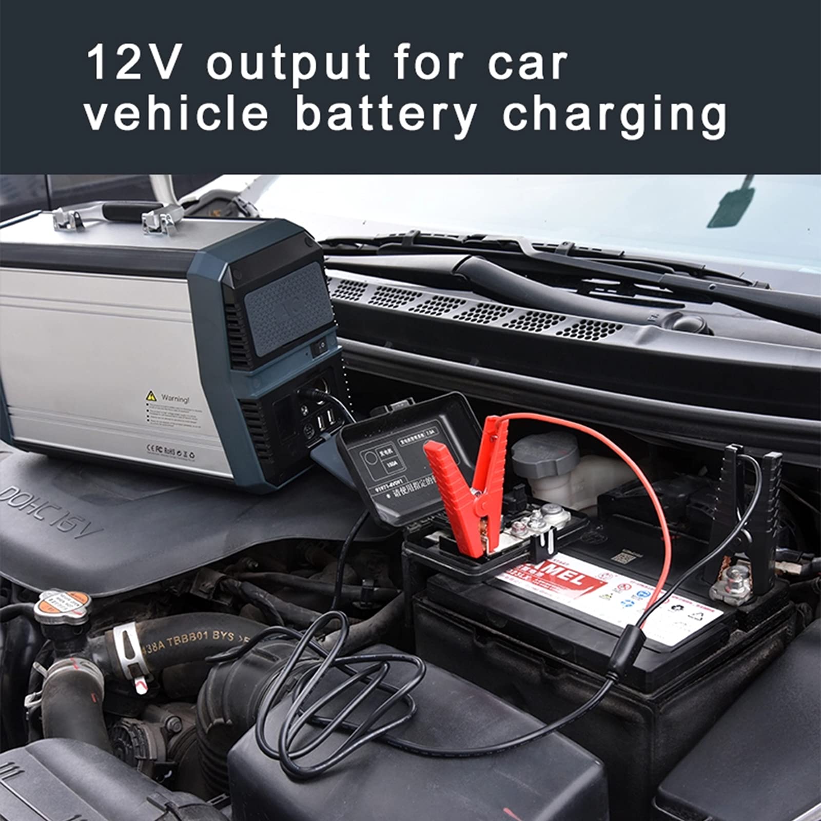 TIM-LI Estación De Energía Portátil De 500Wh 145600 Mah/Batería De Litio De Respaldo para Camping, Viaje, Autocaravana, Apagones, Emergencia